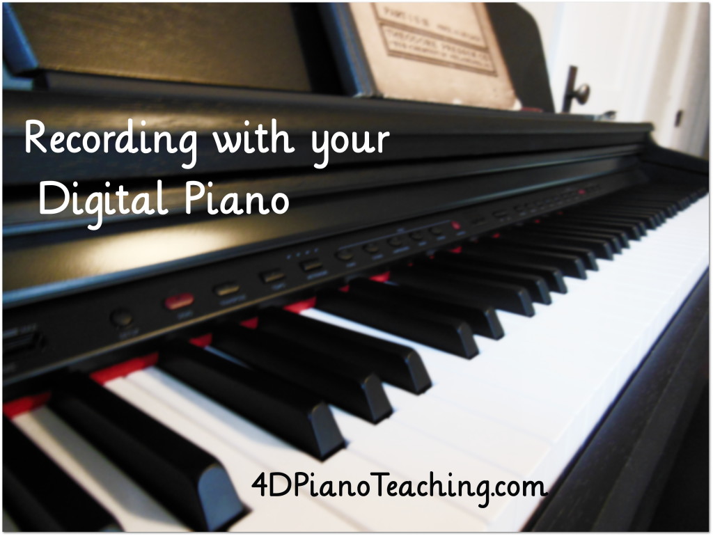 recording with your digital piano