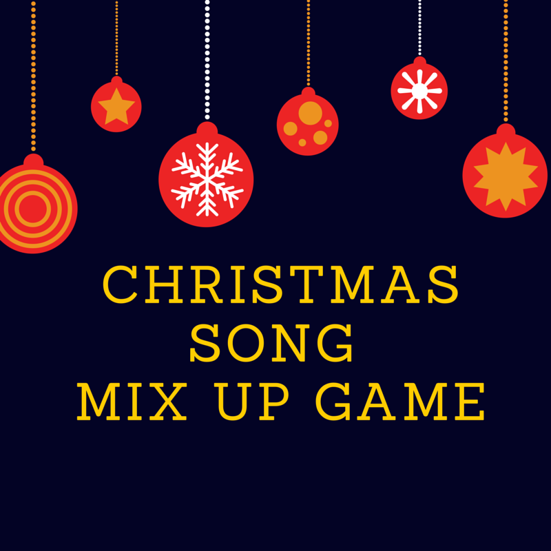 Christmas Song Mix Up Game