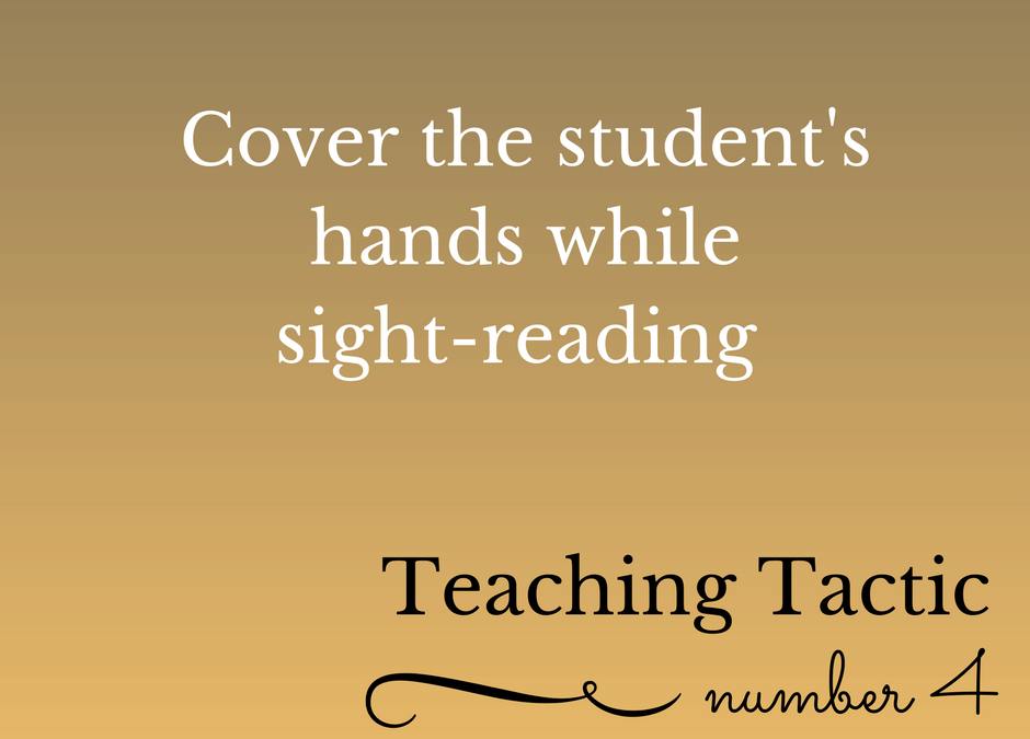 Tuesday Teaching Tactic #4