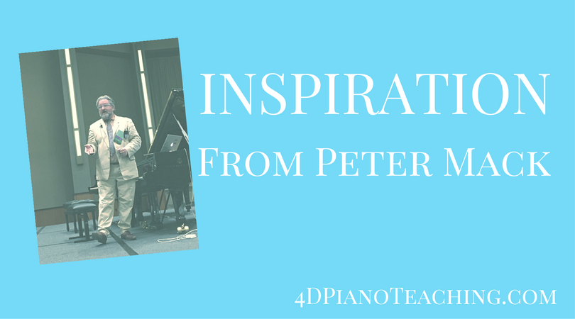 Inspiration from Peter Mack