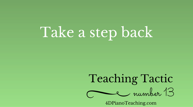 Tuesday Teaching Tactic #13