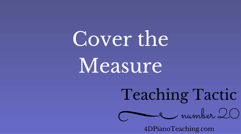 Tuesday Teaching Tactic #20