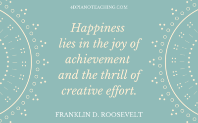 Happiness in Teaching