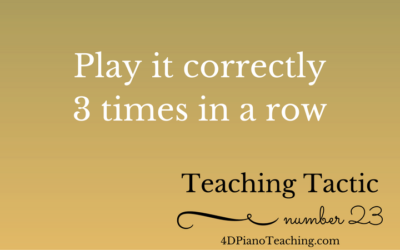 Tuesday Teaching Tactic #23