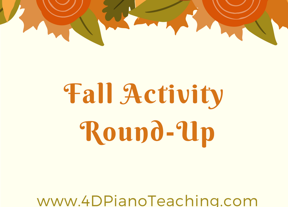 Fall Activity Round-Up