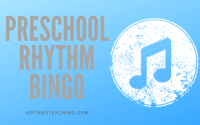 Preschool Rhythm Bingo