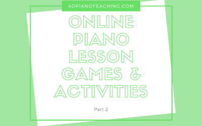 Online Piano Lessons – Part 2